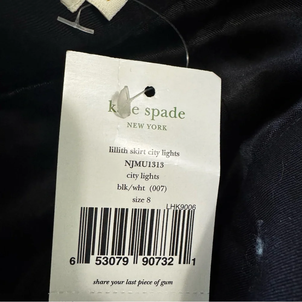 NWT Kate Spade Lillith Skirt City Lights- Size 8 - Picture 9 of 9